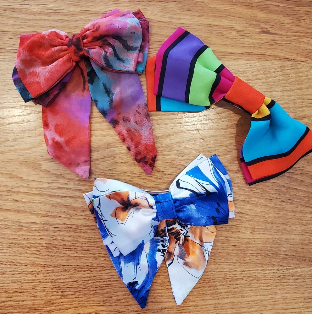 Colorful Bow Hair Accessories Set